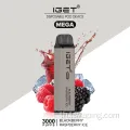 Custom Vaporizer 3000 พัฟความจุขนาดใหญ่ vape e-cigarette